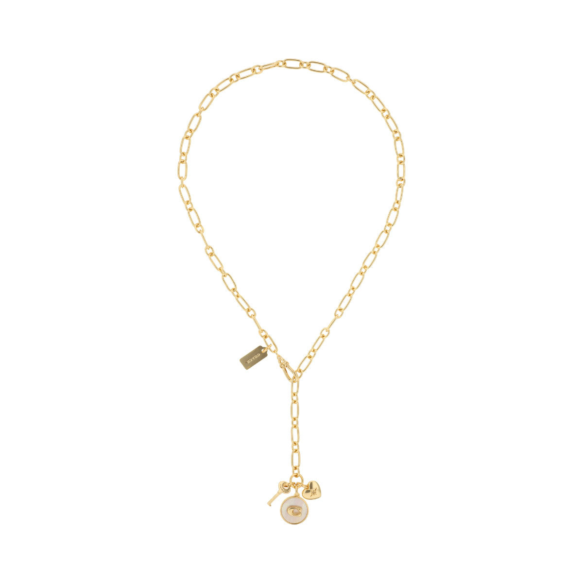 COLLAR COACH 4.1 MOP COIN DORADO