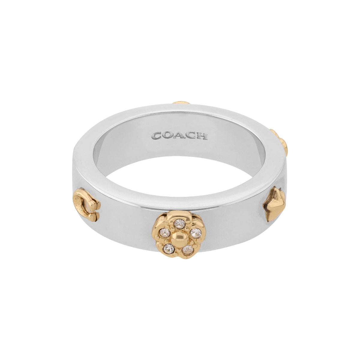 ANILLOS COACH 5.1 DELICATE FEMININE UTILITY BITONO