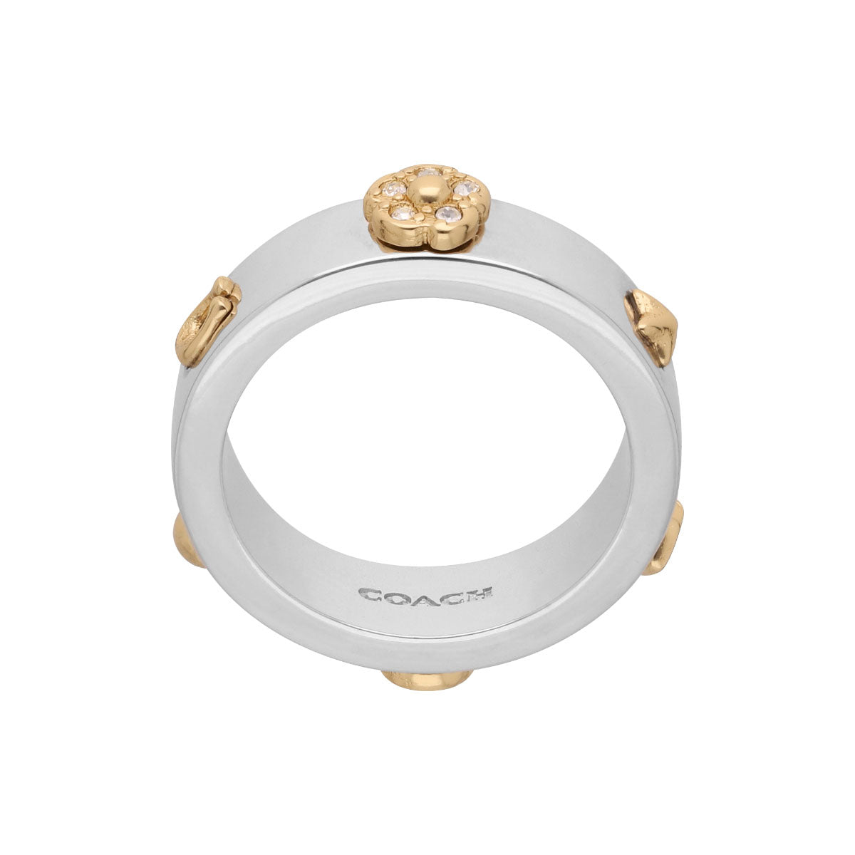 ANILLOS COACH 5.1 DELICATE FEMININE UTILITY BITONO
