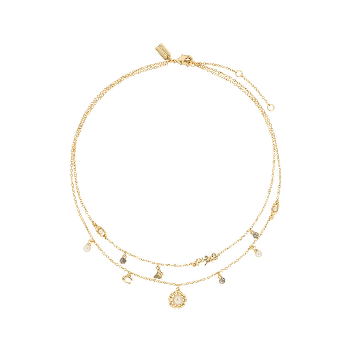 COLLAR COACH 3.1 MDAY PEARLS AND FLORALS DORADO