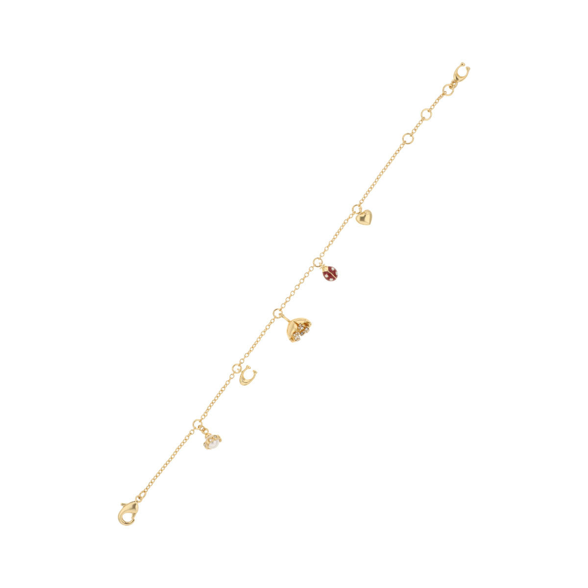 PULSERA COACH 3.1 MDAY PEARLS AND FLORALS DORADO