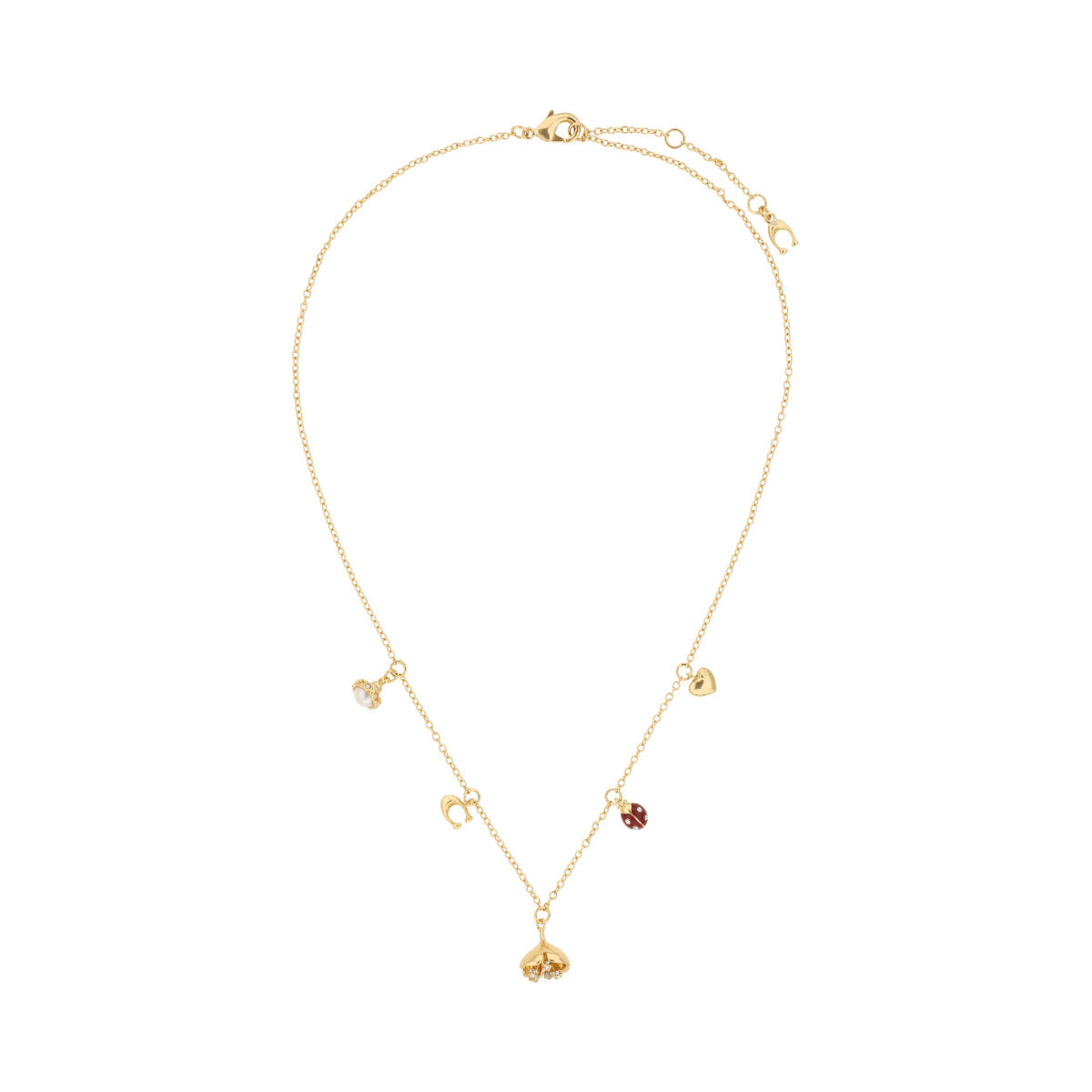 COLLAR COACH 3.1 MDAY PEARLS AND FLORALS DORADO