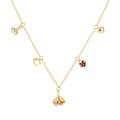 COLLAR COACH 3.1 MDAY PEARLS AND FLORALS DORADO