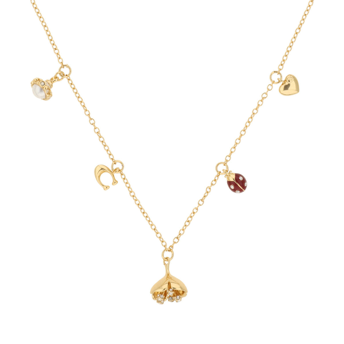 COLLAR COACH 3.1 MDAY PEARLS AND FLORALS DORADO