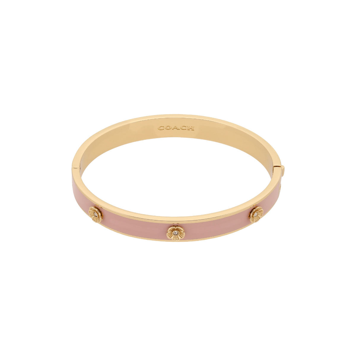 PULSERA COACH 3.1 MDAY PEARLS AND FLORALS ROSA