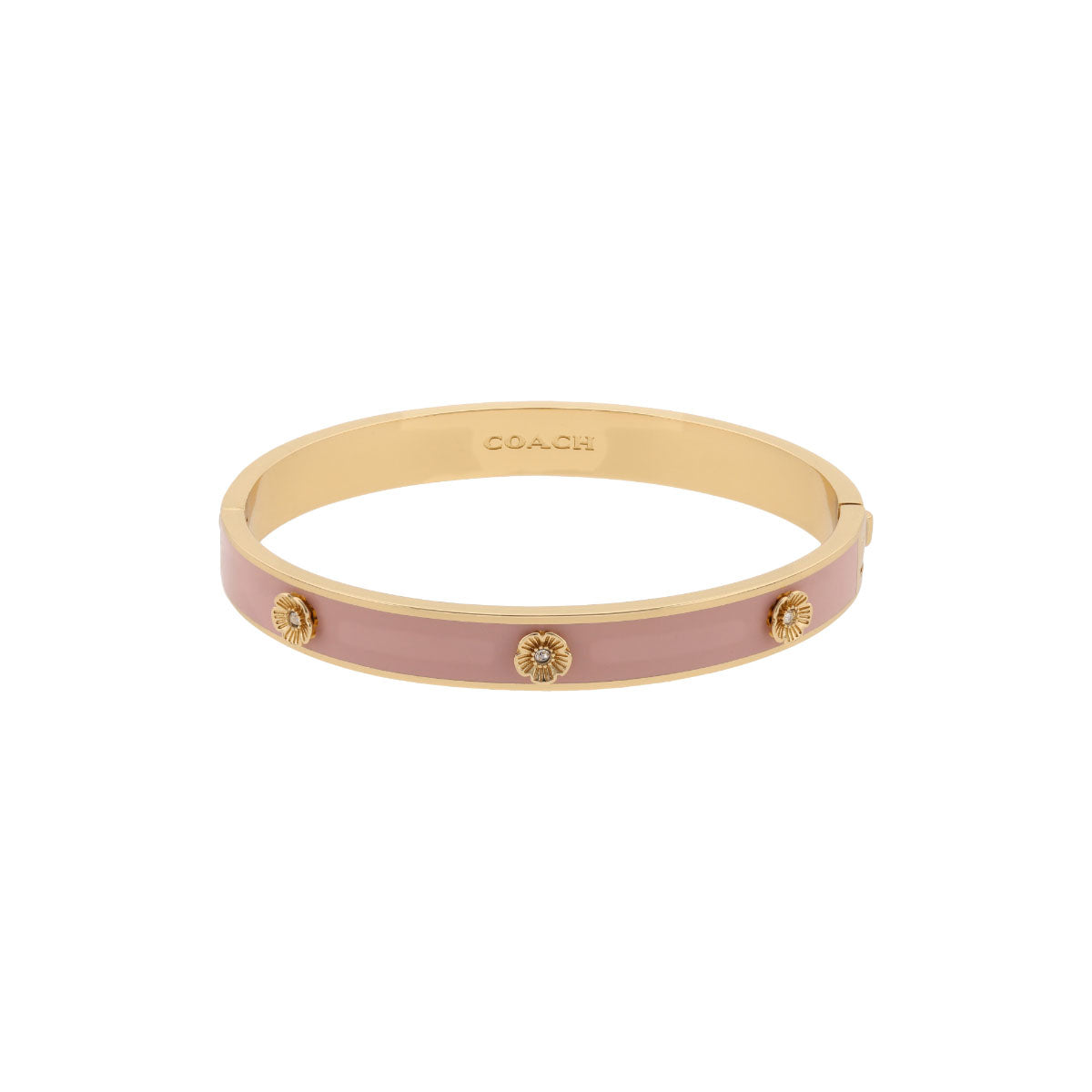 PULSERA COACH 3.1 MDAY PEARLS AND FLORALS ROSA