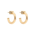 ARETES COACH COLOR dorado FORMA LETRA C 37527568GLD710