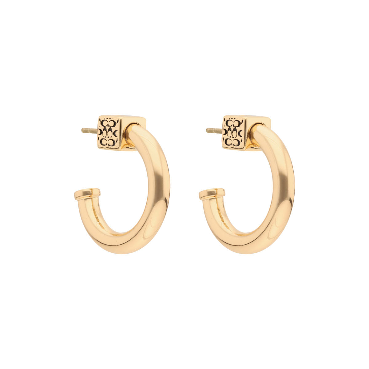 ARETES COACH COLOR dorado FORMA LETRA C 37527568GLD710