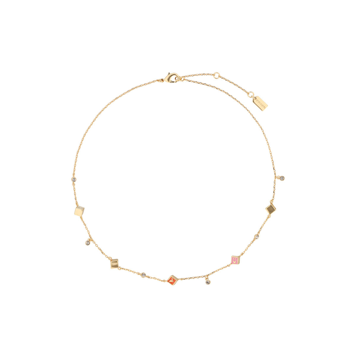 COLLAR COACH COLOR dorado FORMA LETRAS 37527570GLD966