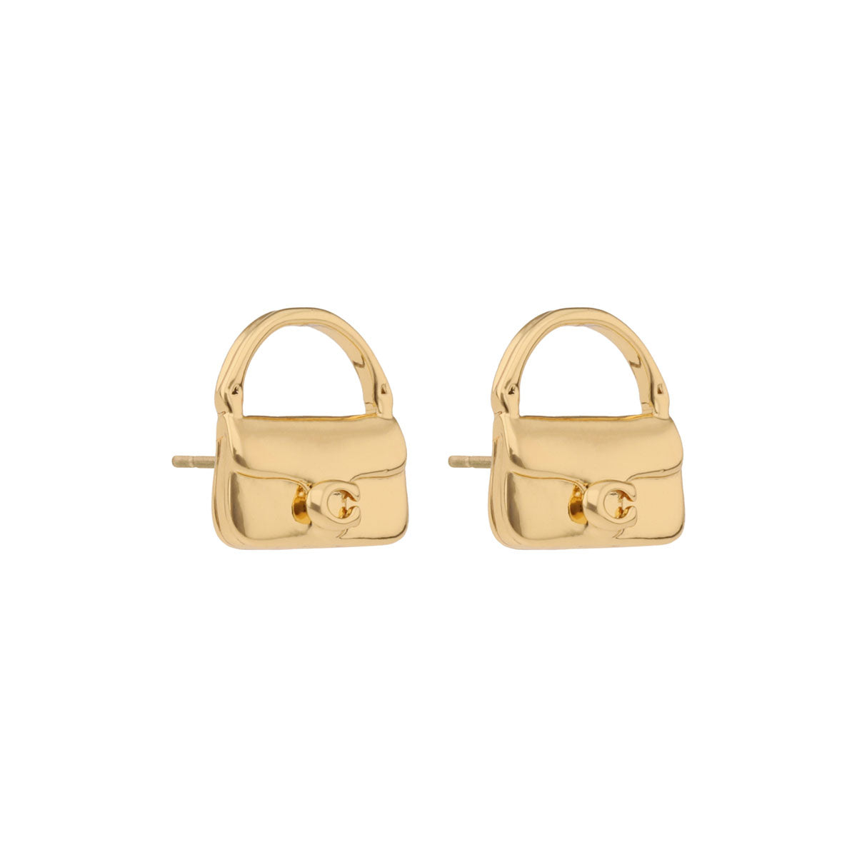 ARETES COACH COLOR dorado FORMA CANDADO 37527579GLD710