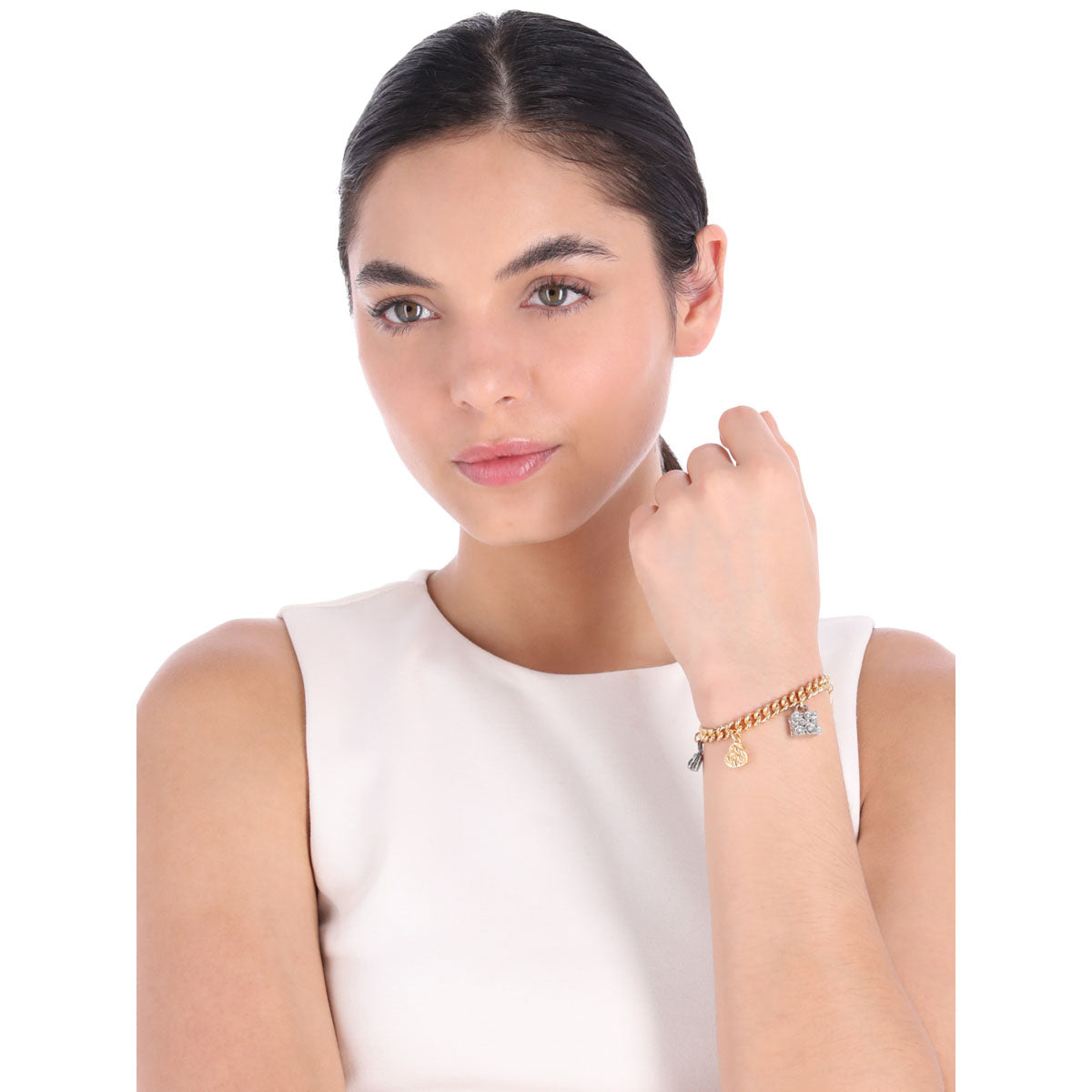 PULSERA COACH 8.1 HANDBAG SHOP DORADO
