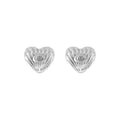 ARETES COACH 8.1 SAFETY PIN & PEARLS PLATEADO