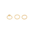 ANILLOS COACH 6.1 HERITAGE CHARMING CHARMS DORADO