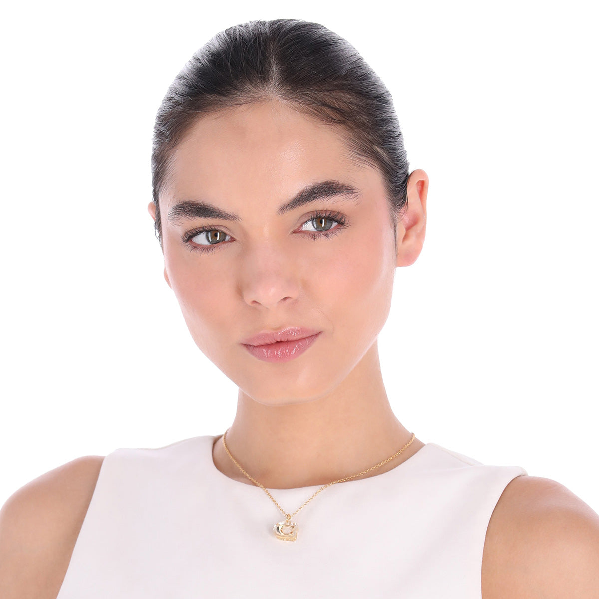 COLLAR COACH 10.1 EMBEDDED LUCITE DORADO