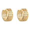 ARETES COACH COLOR DORADO FORMA ARRACADA CHICA 37541366GLD710