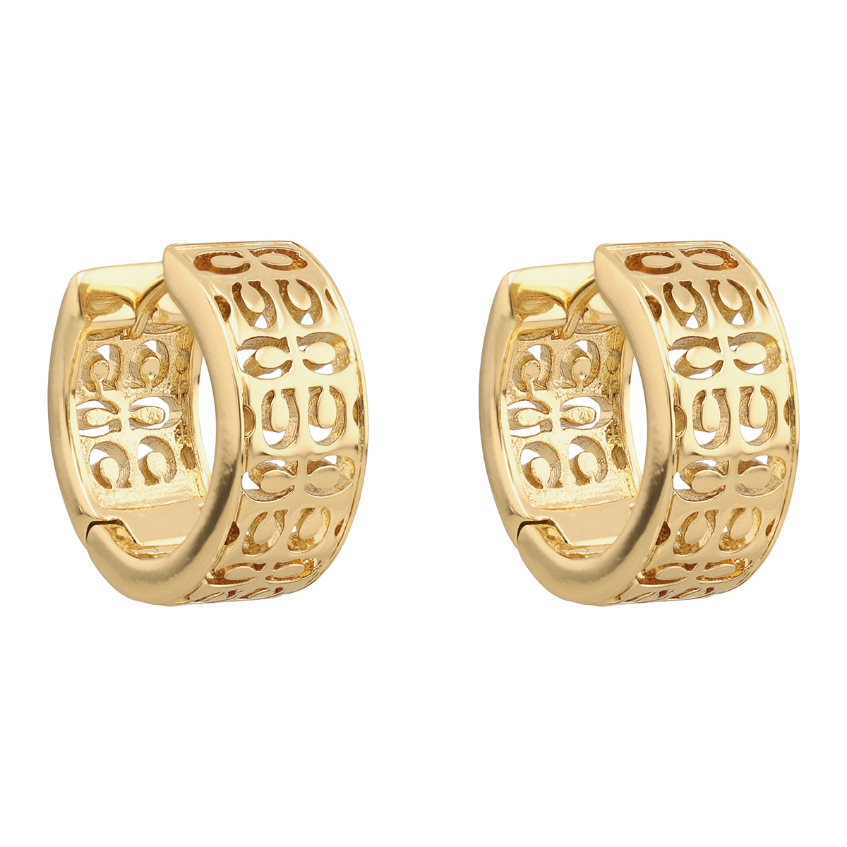 ARETES COACH COLOR DORADO FORMA ARRACADA CHICA 37541366GLD710