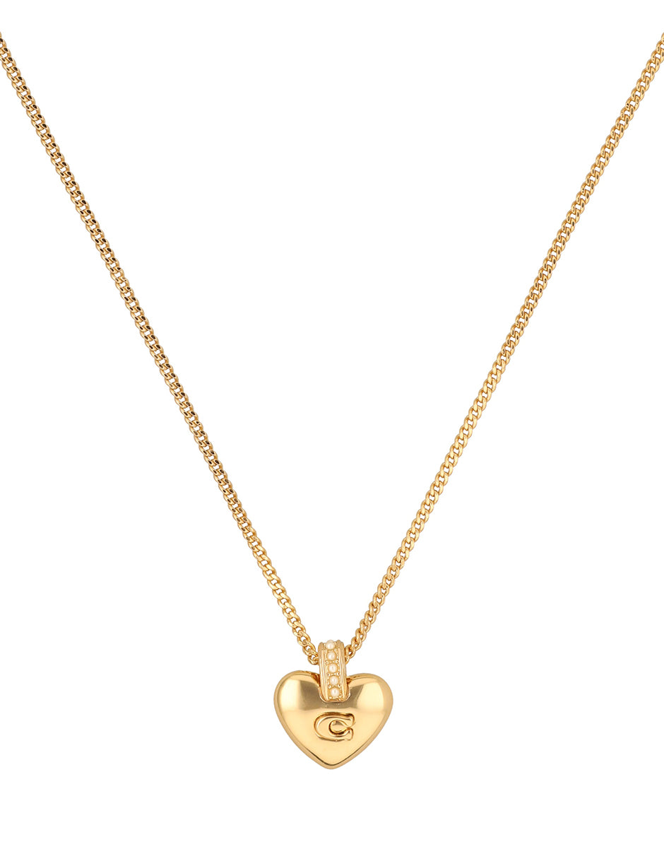 COLLAR COACH COLOR dorado FORMA CIRCULAR 37557559GLD710