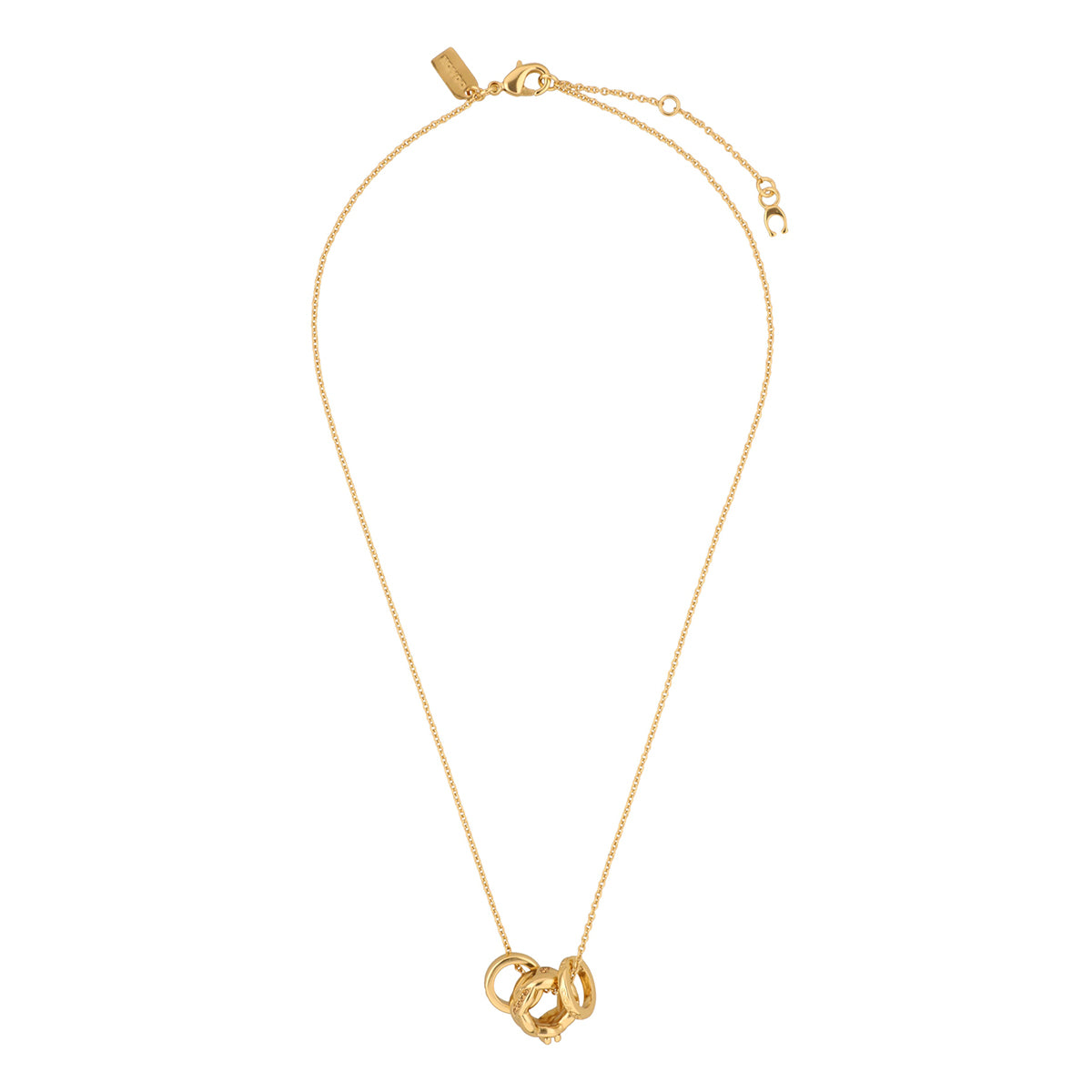 COLLAR COACH COLOR dorado FORMA CIRCULAR 37557603GLD710