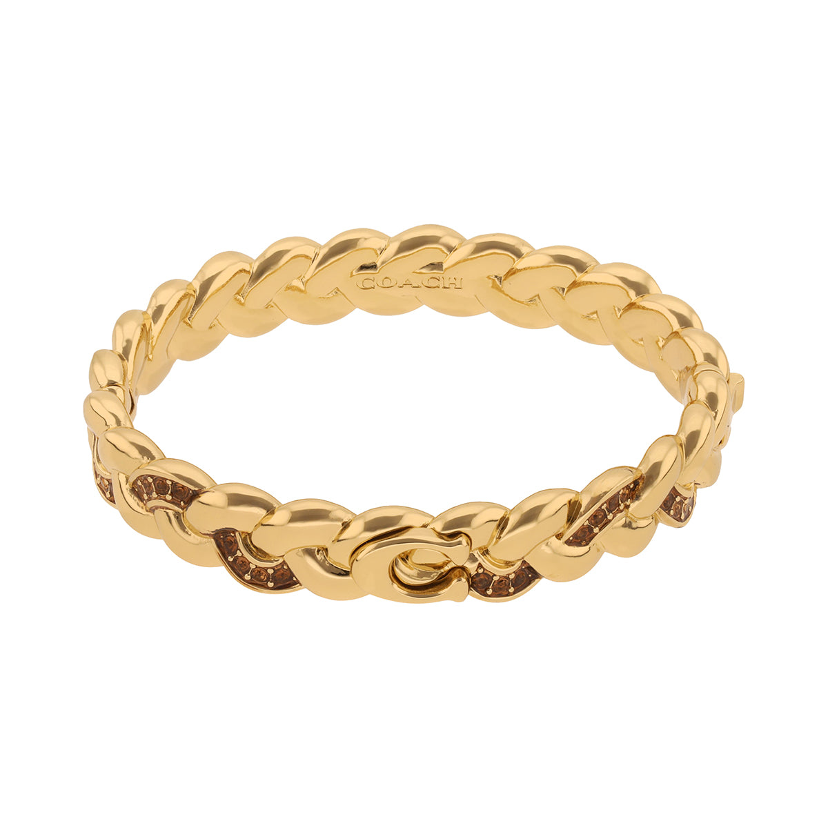 PULSERA COACH COLOR dorado FORMA RIGIDA 37557605GLD710