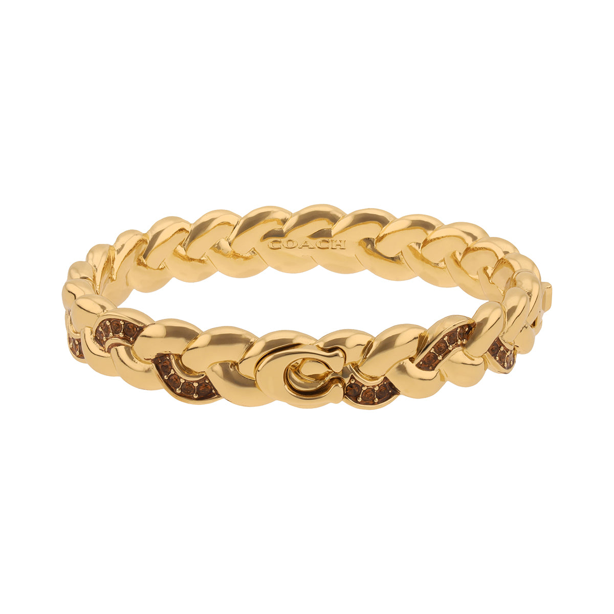 PULSERA COACH COLOR dorado FORMA RIGIDA 37557605GLD710