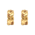 ARETES COACH COLOR dorado FORMA ARRACADA CHICA 37557606GLD710