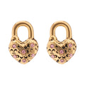 ARETES COACH COLOR DORADO FORMA BOTON 37559722GLD710