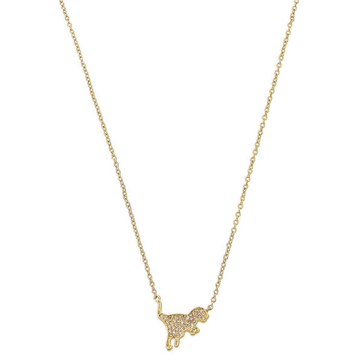 COLLAR COACH 12.25 PAVE REXI GOLD RECOLOR DORADO