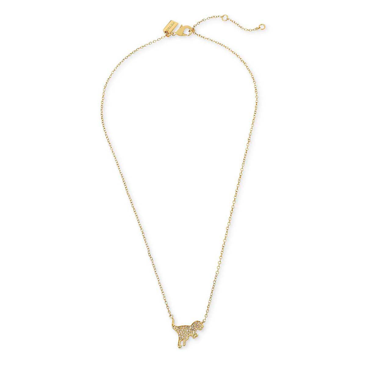 COLLAR COACH 12.25 PAVE REXI GOLD RECOLOR DORADO