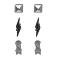 ARETES STEVE MADDEN COLOR ITEMS NEGRO