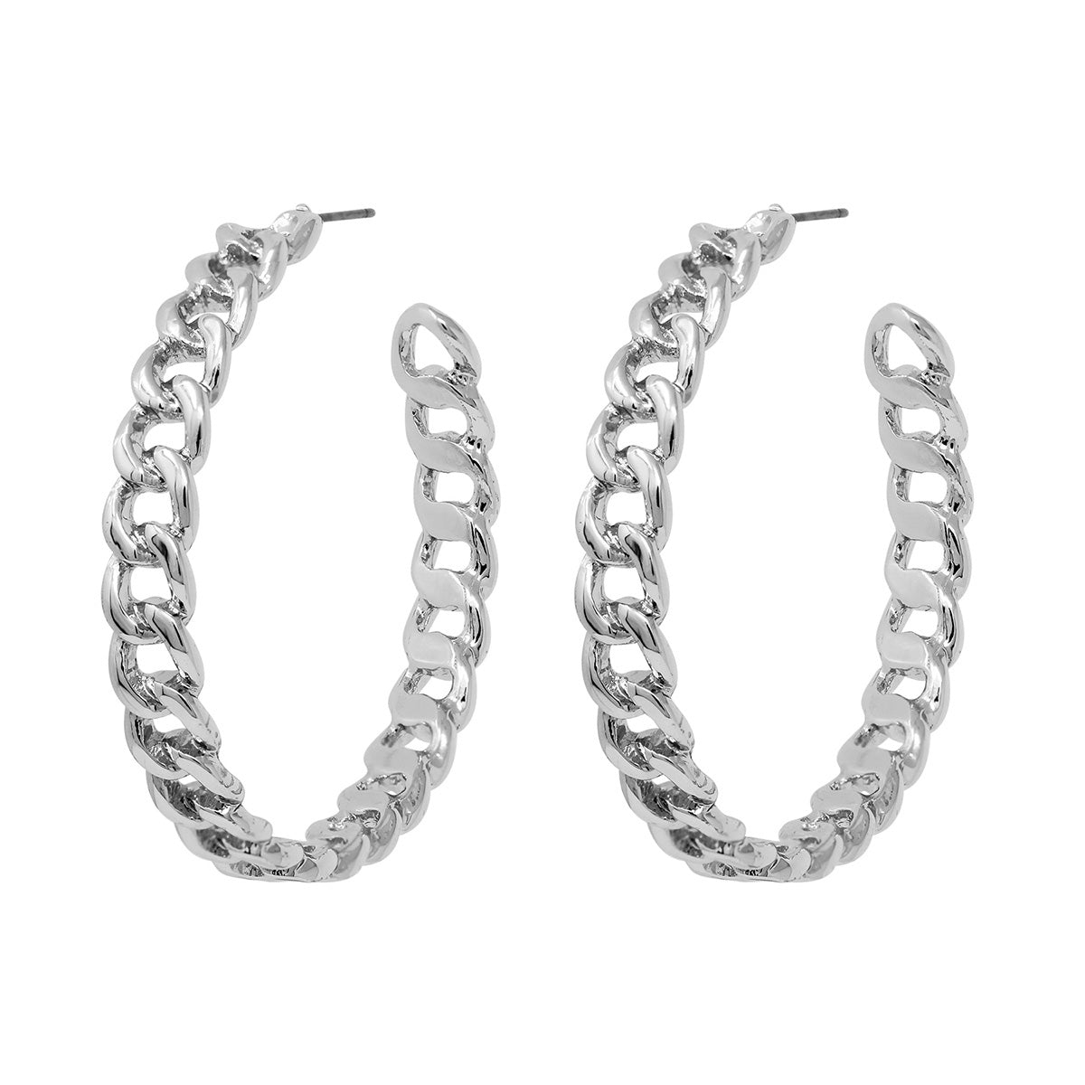 ARETES STEVE MADDEN MAXIMA SPARKLE PLATA