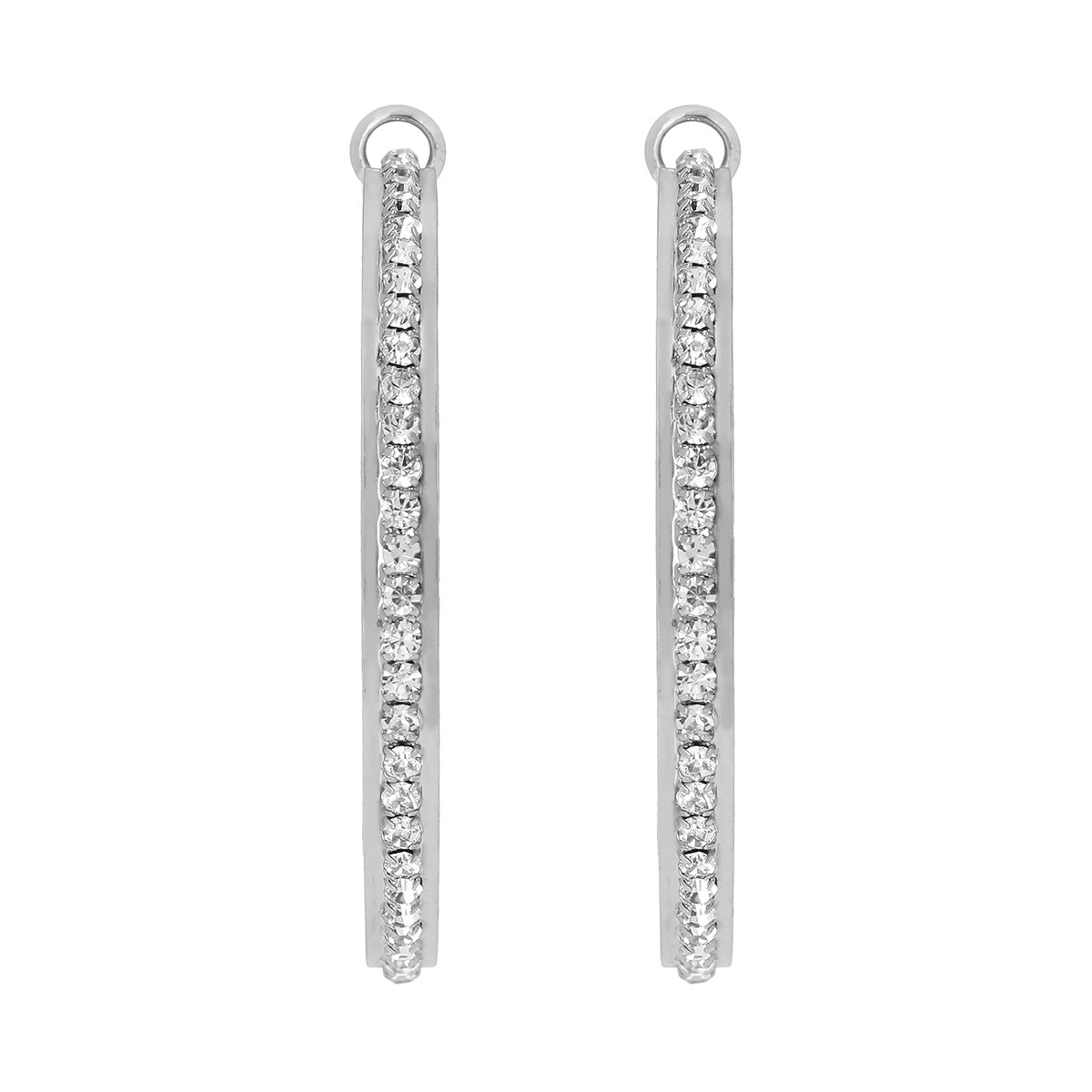 ARETES STEVE MADDEN 7.1 CHAIN LINKS PLATA