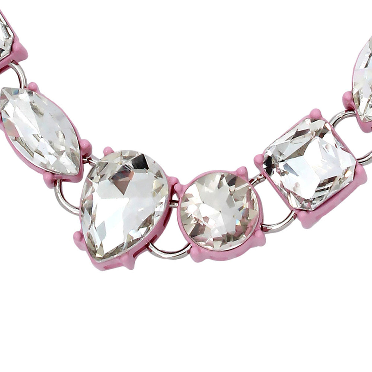 COLLAR STEVE MADDEN SM W HEARTS COLOR ROSA