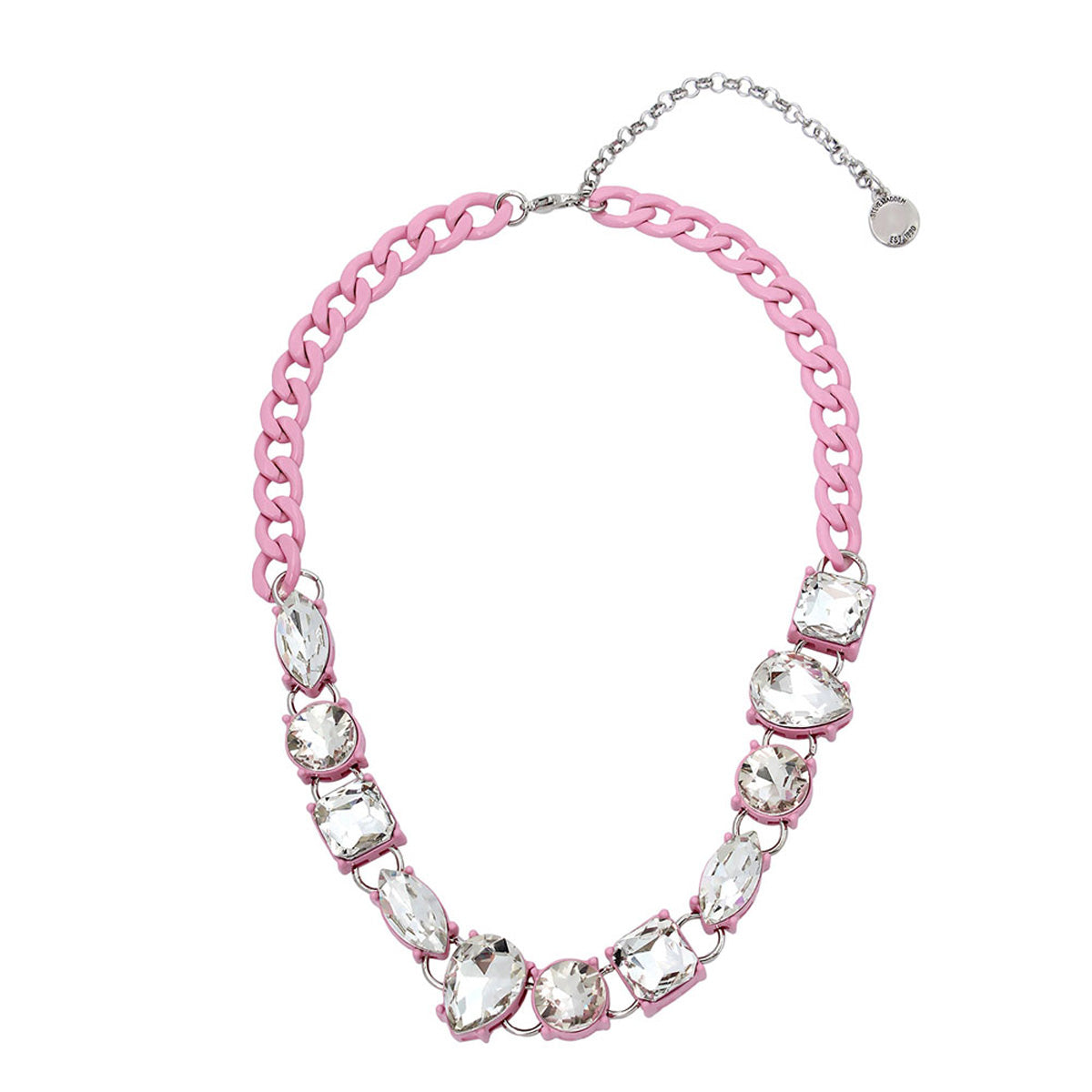 COLLAR STEVE MADDEN SM W HEARTS COLOR ROSA