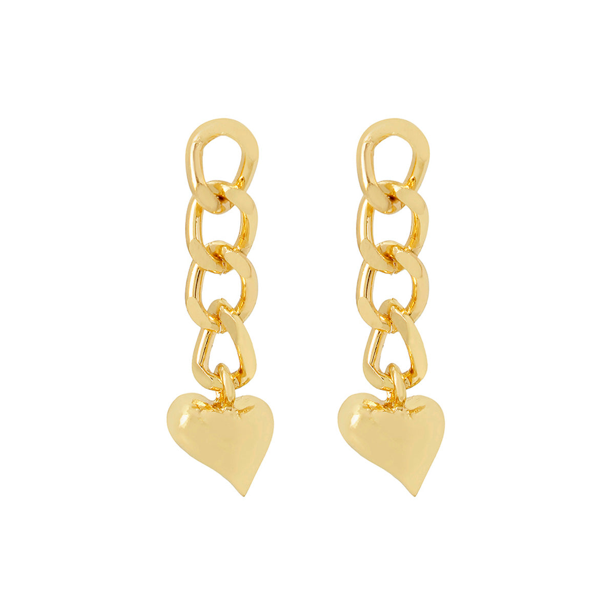 ARETES STEVE MADDEN SM W HEARTS COLOR DORADO
