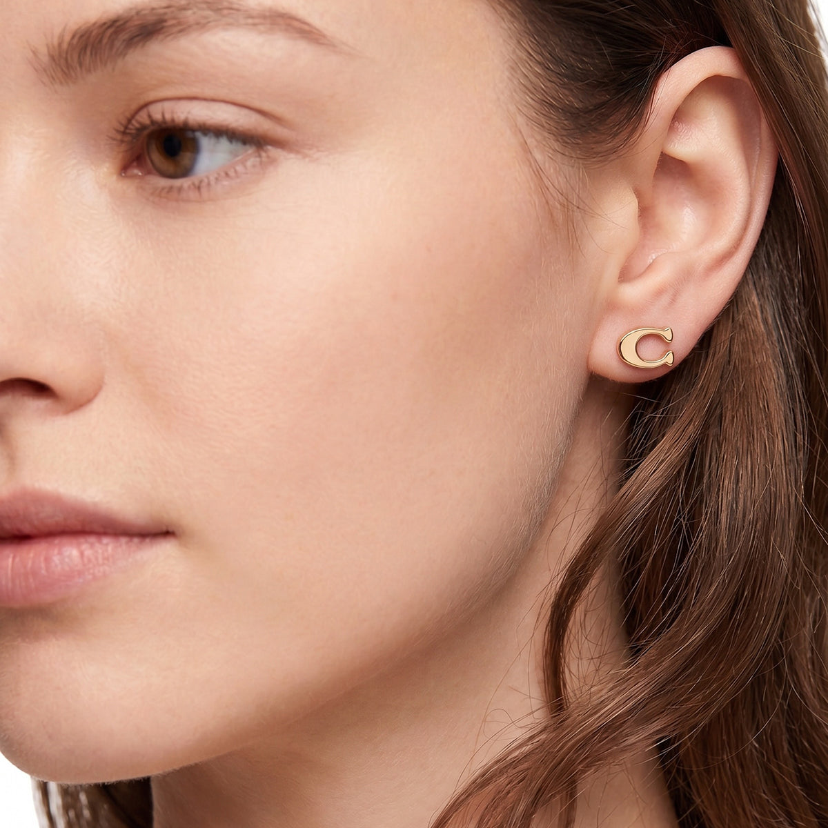 Aretes Coach Color Dorado Para Mujer 571173GLD100