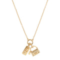 Collar Coach Dorado Familia 4.1 Charms  Dorado