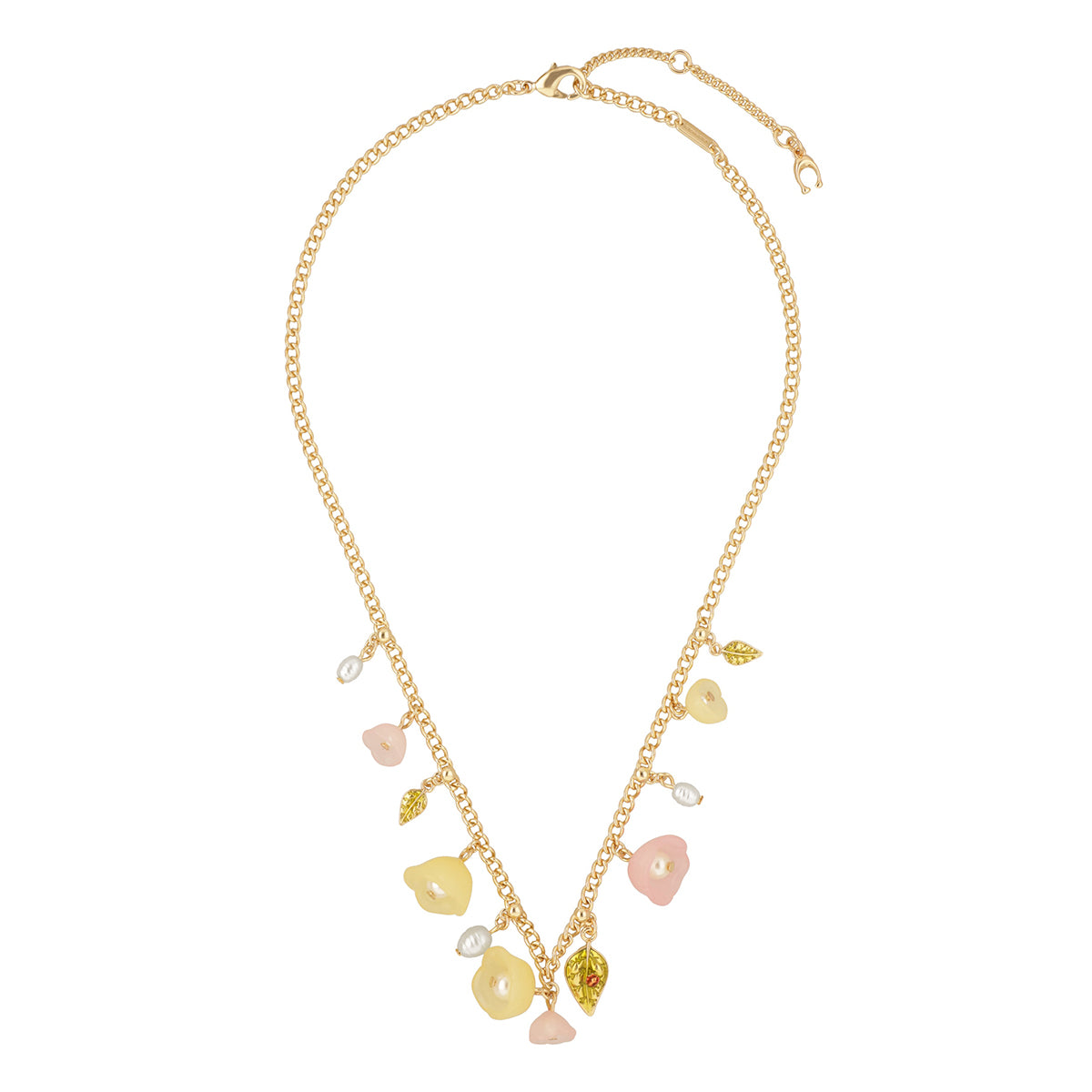 Collar Coach Dorado Familia  Spring Tearose Charms Tea Rose   Multicolor