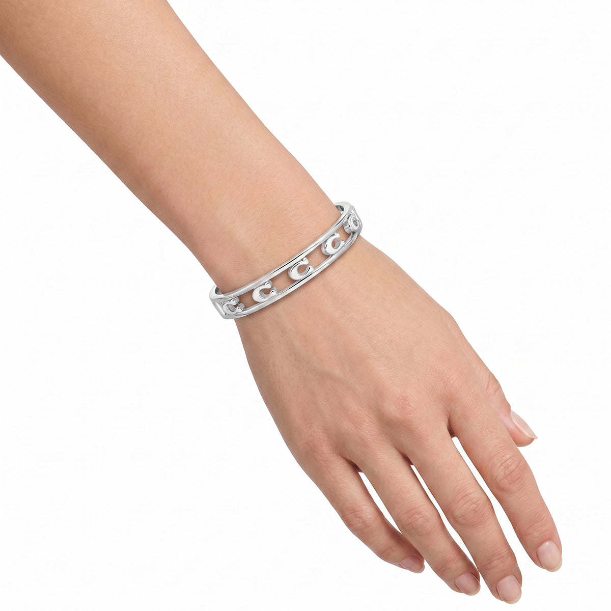 Pulsera Coach Color Plateado Para Mujer 571292RHO030