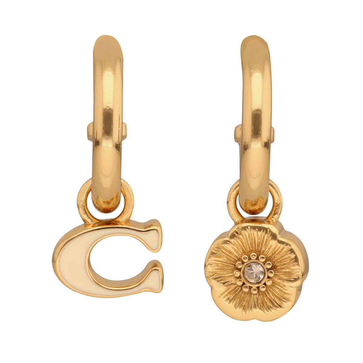 Aretes Coach Color Dorado Para Mujer 572244GLD100