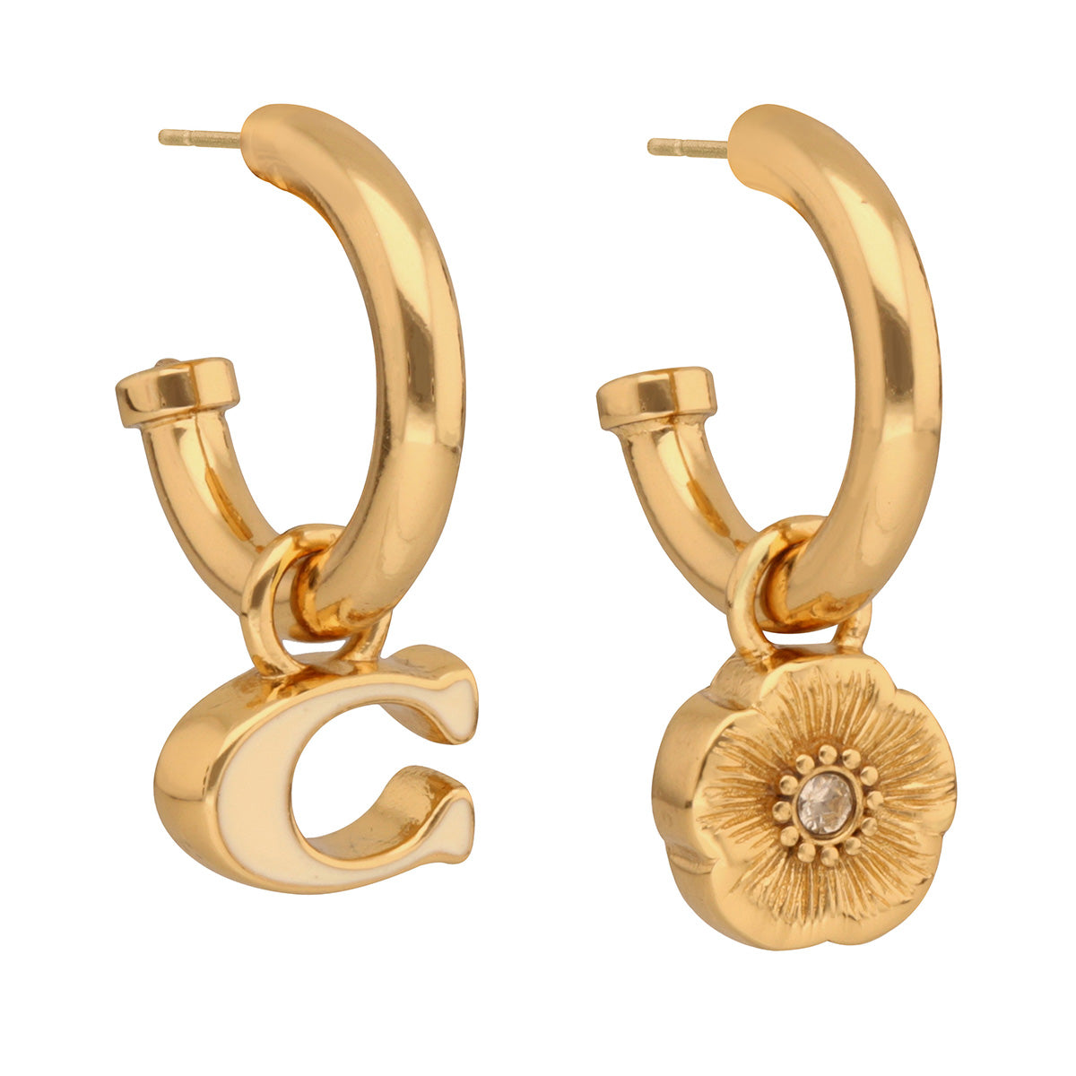Aretes Coach Color Dorado Para Mujer 572244GLD100