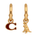 Aretes Coach Color Dorado Para Mujer 572245GLD601