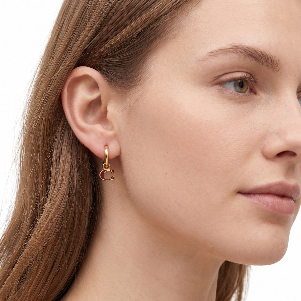 Aretes Coach Color Dorado Para Mujer Contenido 1 Par De Aretes, 572245GLD601