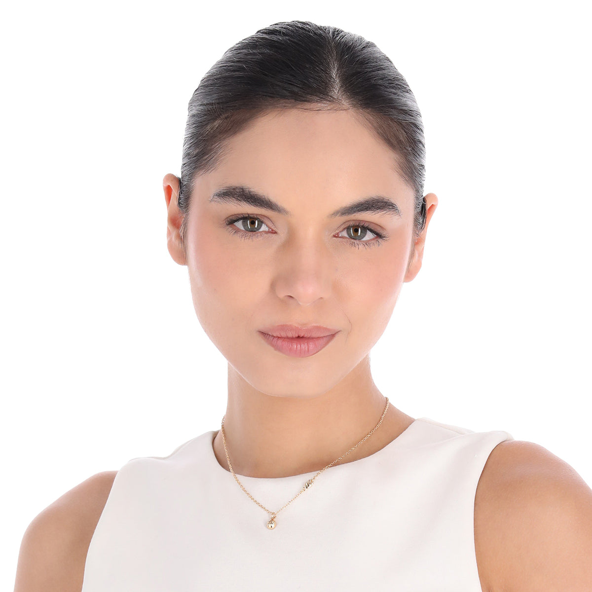 Collar Coach Dorado Familia  Spring Tearose Catarina   Dorado