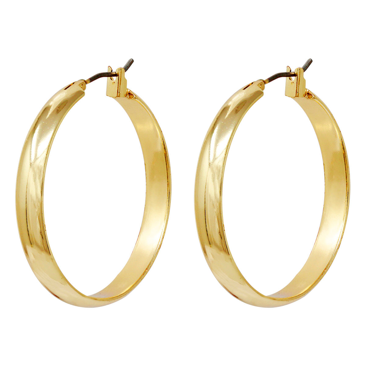 ARETES ANNE KLEIN BASIC AK GOLD DORADO