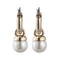 ARETES ANNE KLEIN ALEACION DE METALES COLOR DORADO FORMA CIRCULAR 60156600_B