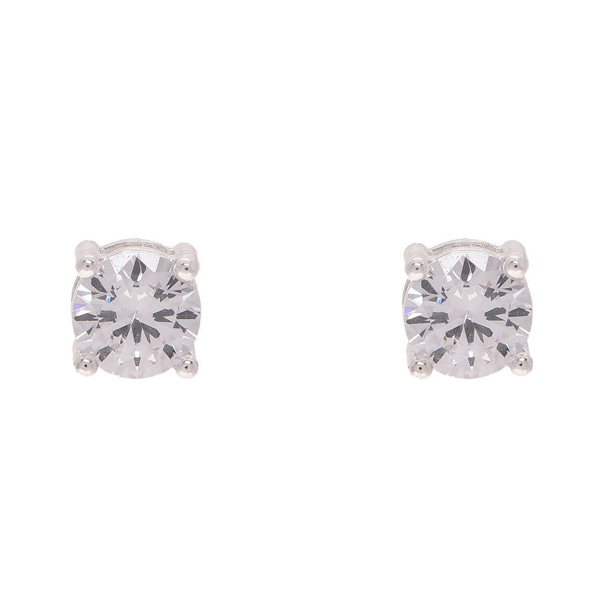 ARETES ANNE KLEIN ALEACION DE METALES COLOR PLATEADO FORMA CUADRADO 60156664_B