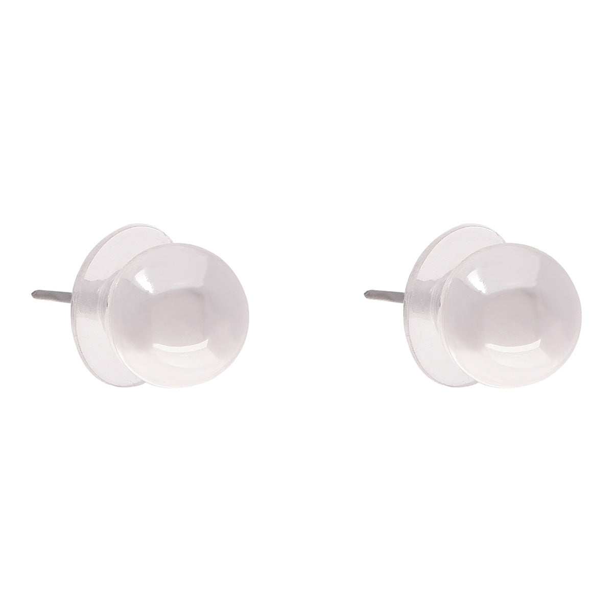 ARETES ANNE KLEIN BASIC AK SILVER PLATEADO