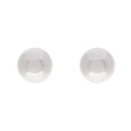 ARETES ANNE KLEIN BASIC AK SILVER PLATEADO