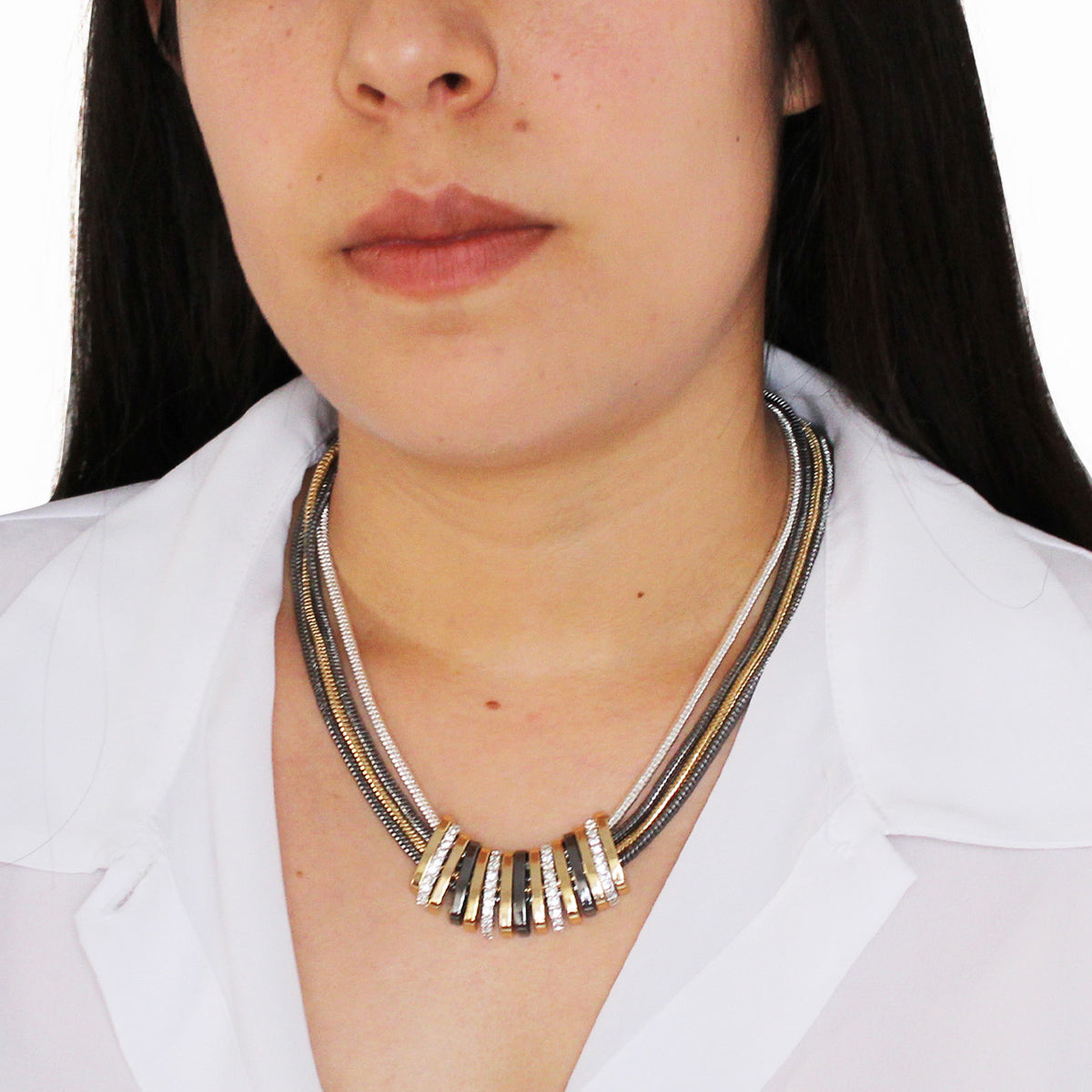 COLLAR NINE WEST BASIC NW MIX METAL COMBINADO