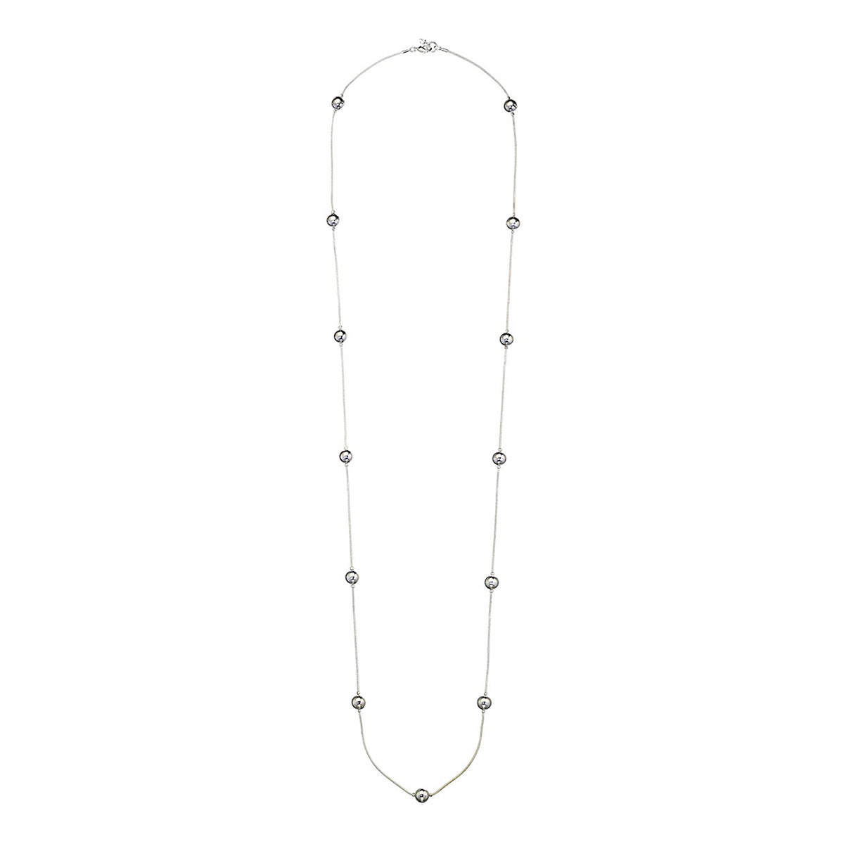 COLLAR NAPIER BASIC SILVER PLATEADO